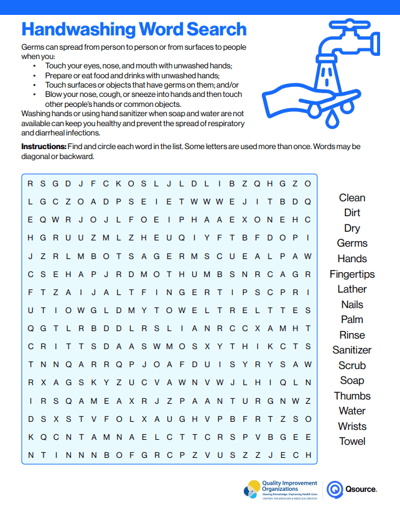 handwasing word search